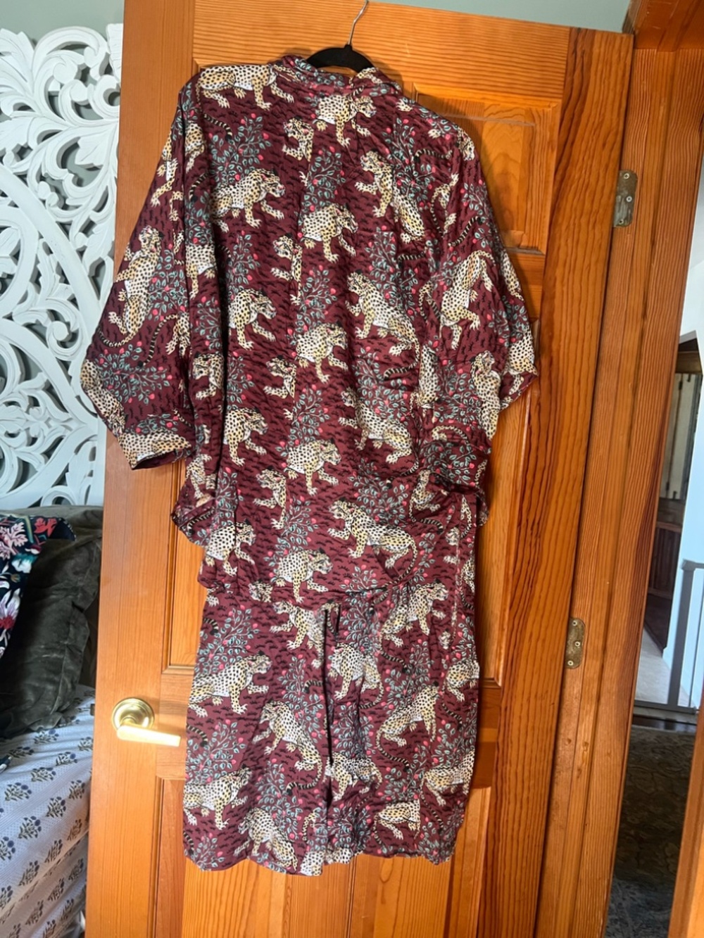 Printfresh Eco Satin Stevie Set in Bagheera Plum - Picture 5 of 5